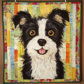 Abstract Dog Quilt Blanket Best Gifts For Dog Owners