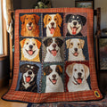 Abstract Dog Quilt Blanket Gifts For Dog Owners